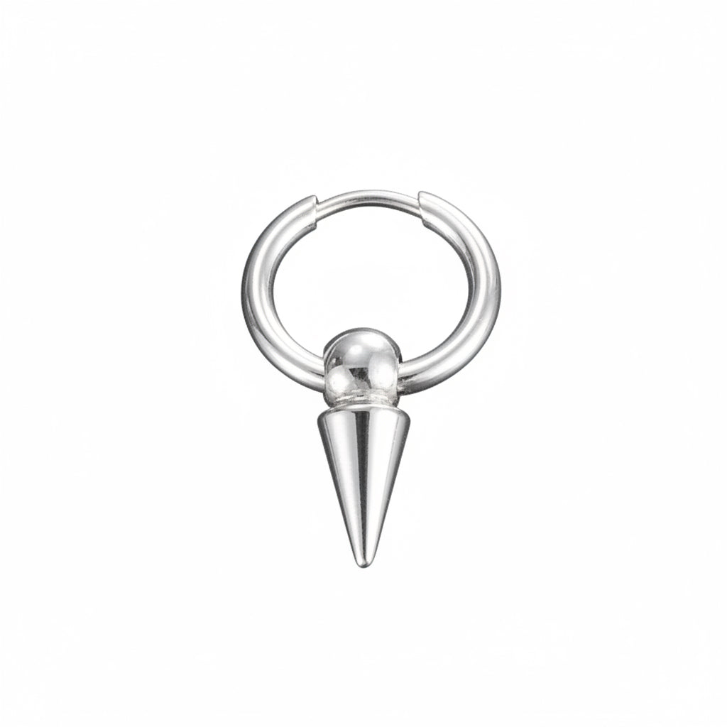 Punk Stainless Steel Hoop Earrings